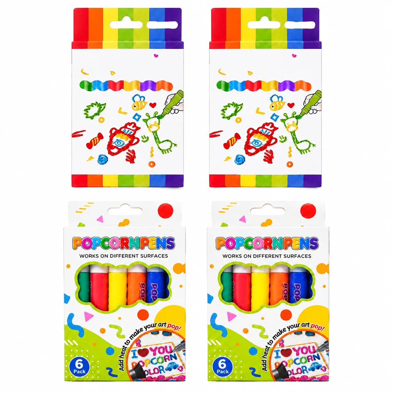 TEMU 4er-Set, 3D-Prägeeffekt-Stifte, für die Herstellung von Geburtstagskarten, DIY-Bastelarbeiten & Feiertagsgeschenke