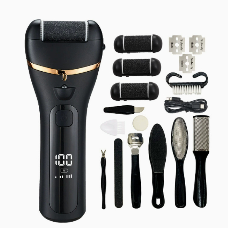 TEMU Electric Foot Polish - Rechargeable Thick Leather Polishing Foot Plate With Speed Control - Perfect Keratin Removal Device, Suitable For Men And