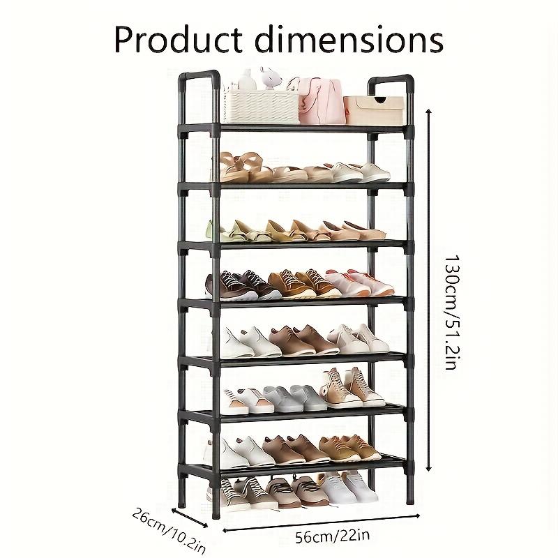 Image of Heavy-duty Shoe Rack Holds 18-24 Pairs, Modern Space- Freestanding Shoe Organizer, Multi-tier Widened Design, Easy Assembly Portable Storage For Heels & Boots - Ideal For Entryway