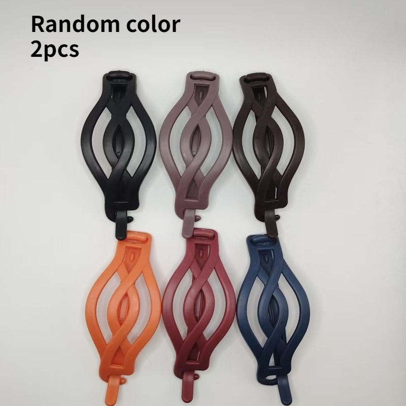 E-shop 2 Stück Elegante Große Haarnadel, Einfaches und Modisches Gedrehtes Design, Die Erste Wahl für Damenfrisuren, Der Neue Stil von Easy Wind Pan