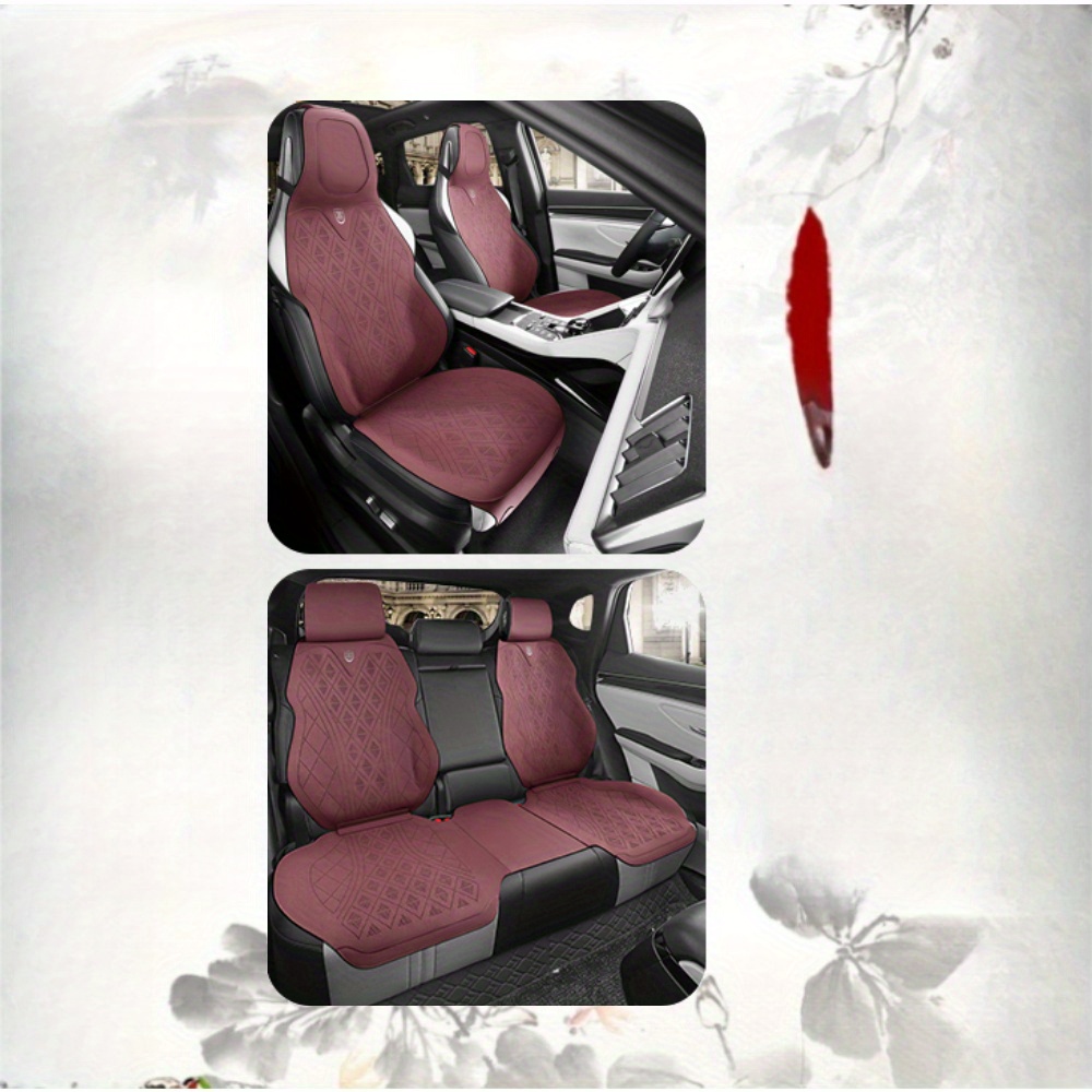 TEMU 1/2/5pcs Universal Car Seat Covers, Car Seat Protectors, Car Upholstery Covers, Snugfit Seat Covers, Universal Fit Covers, Nonslip Car Covers,