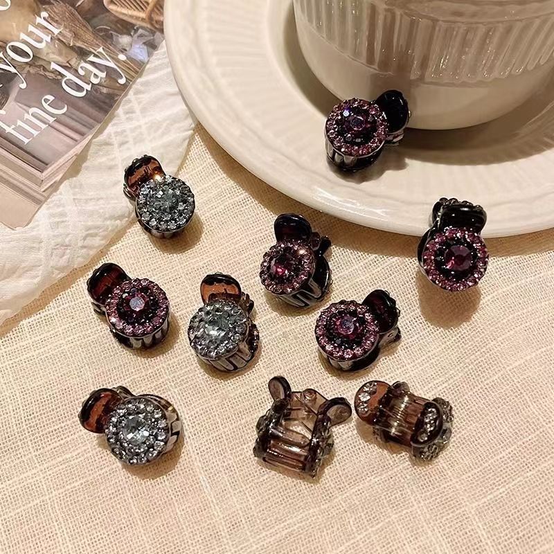 TEMU 10pcs A Pack Of Women's Headwear Fashion Side Exquisite Small Hair Clips Bangs Hair Additions