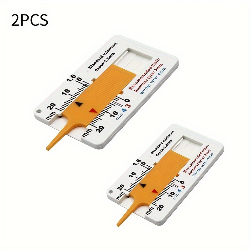Digital Tire Tread Depth Gauge - Measures Car, Truck, Motorcycle Tires Accurately