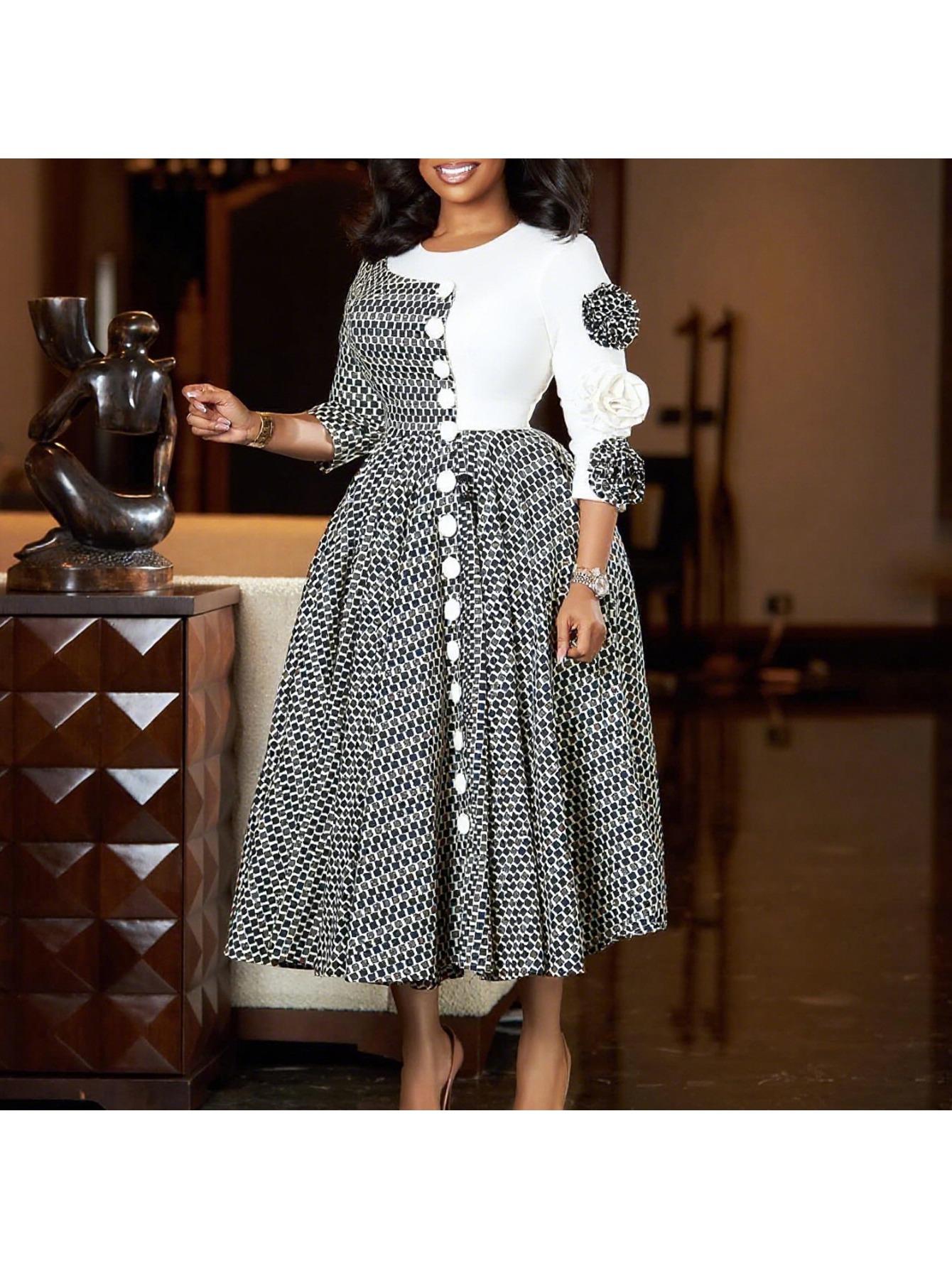 african dress for women sold on Temu United States