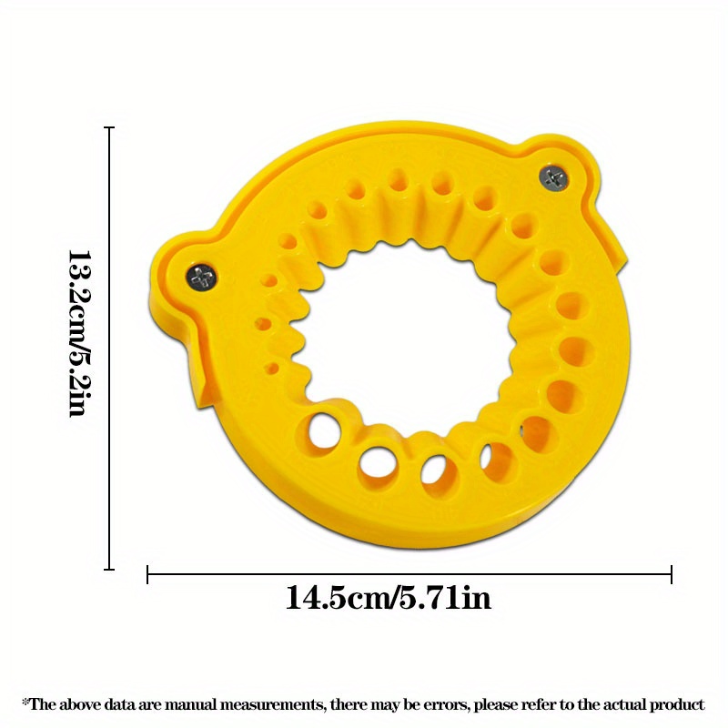 TEMU 1 pz Affilatrice e smerigliatrice per punte da trapano multi-misura - Plastica resistente, perfetta per smerigliatrici angolari, accessori per