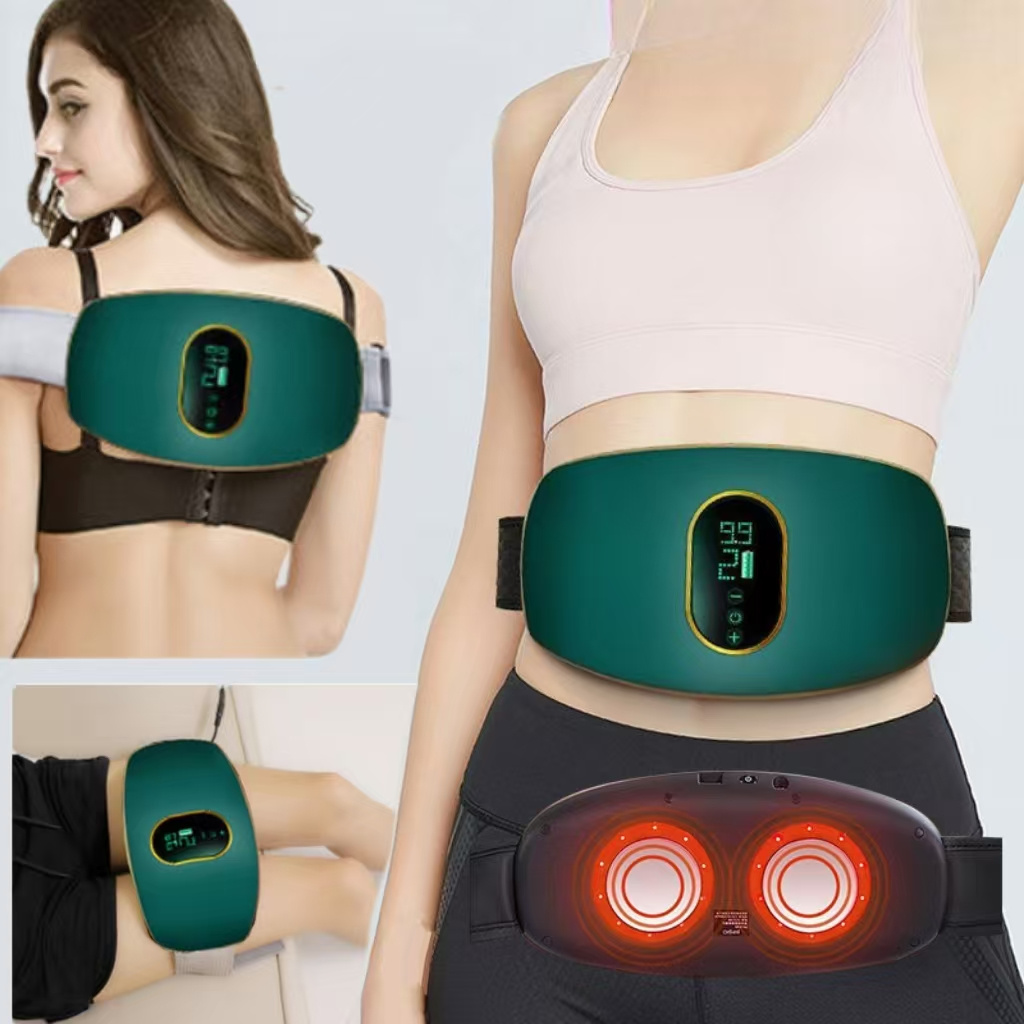 

Usb-powered Full-body Massager – Portable Waist Trainer With Adjustable , Heating & Vibration For Fitness, Outdoor Use & Perfect Valentine's Day Present