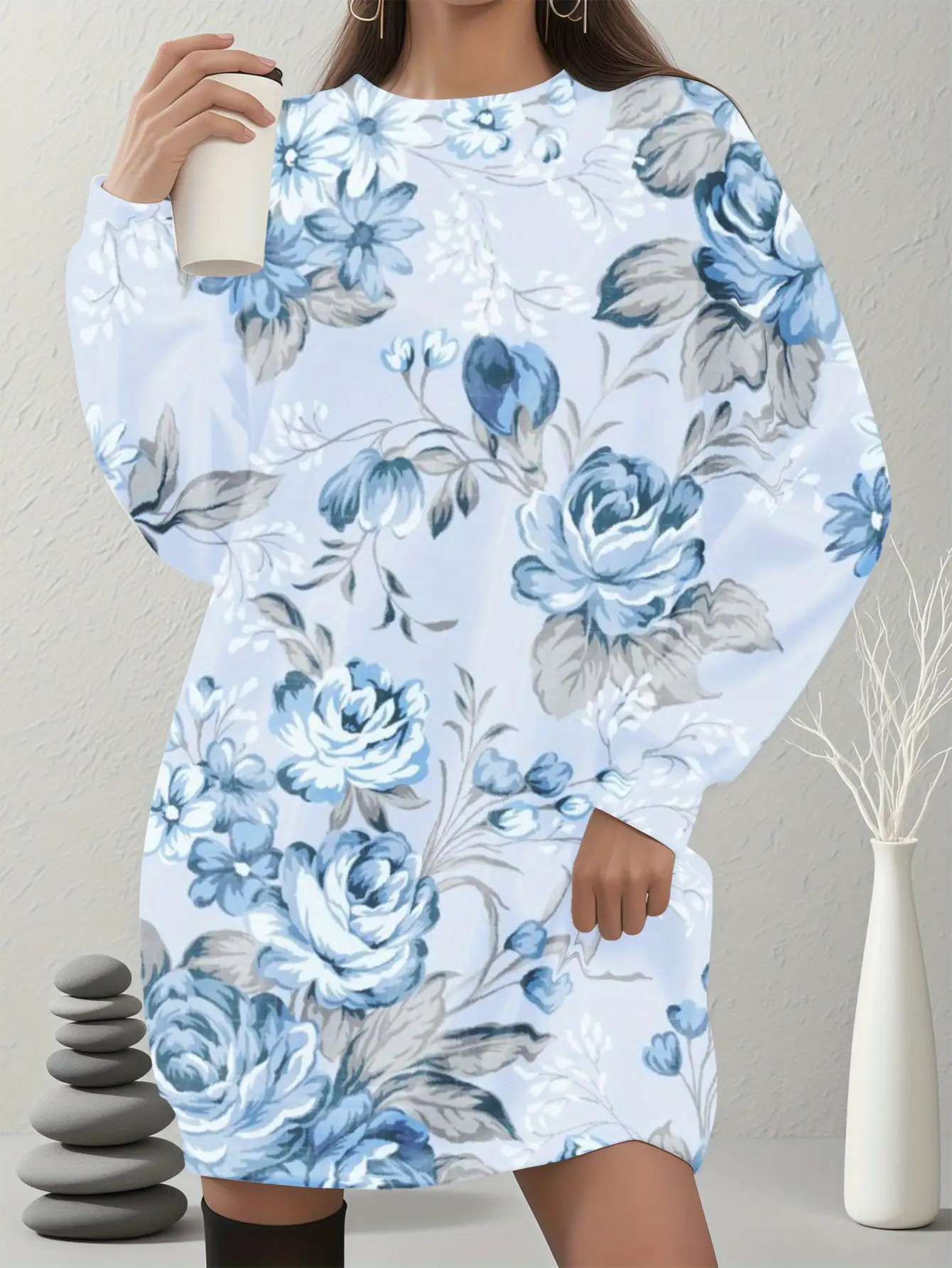 sachin and babi light blue dress Jumper Dress – Elegant. Stylish Modest Wear in Green & Cream – SMAMZ Limited