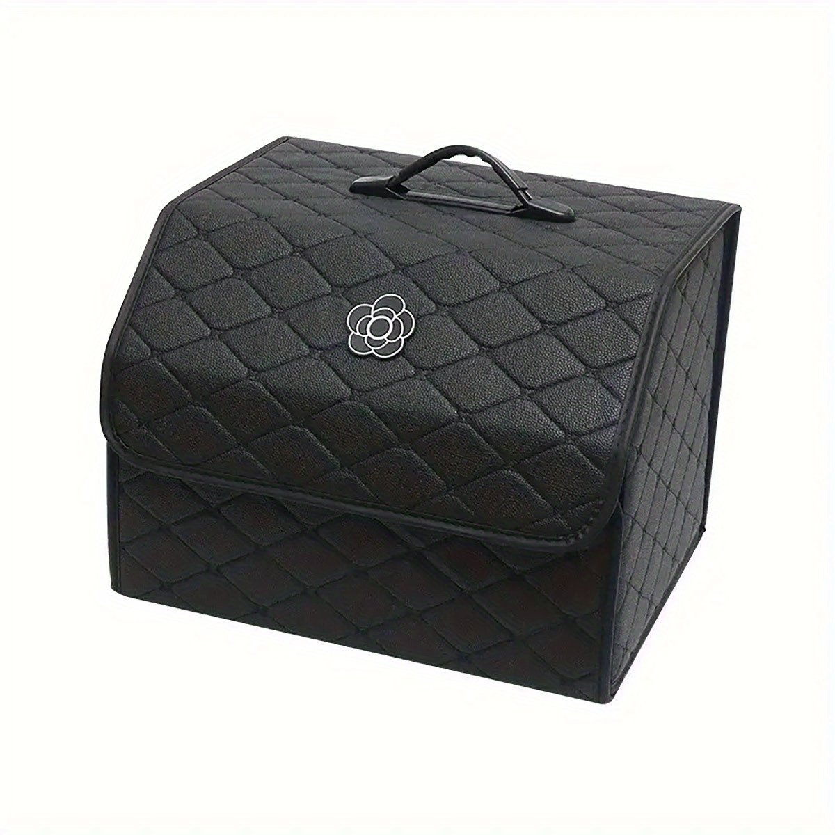 TEMU 1pc Car Trunk Storage Box Multi-functional Car Trunk Organizer Box, Car Interior Accessories