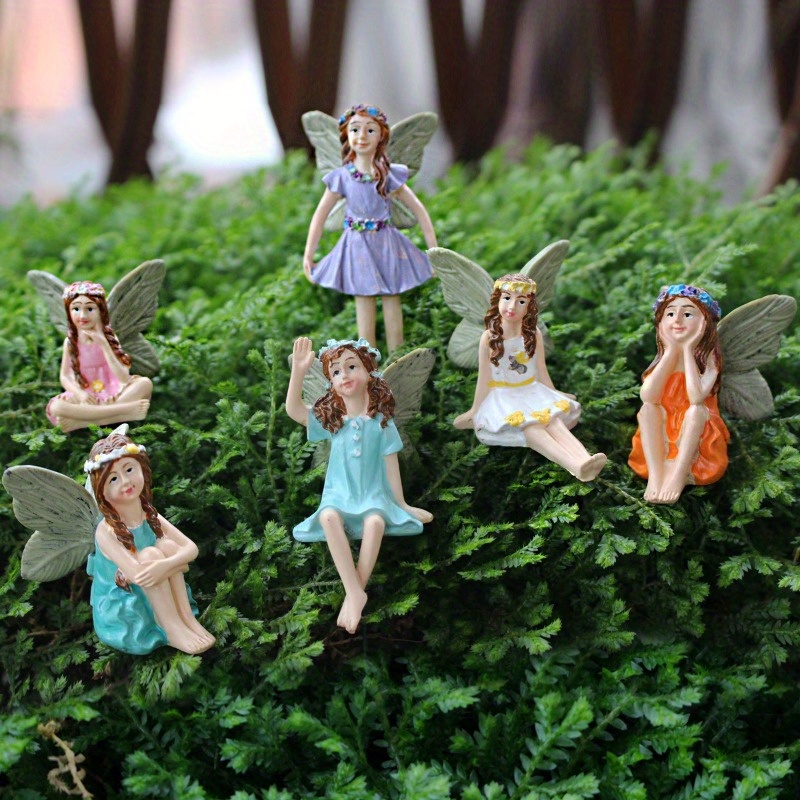 miniature fairy figurines sold on Temu United States