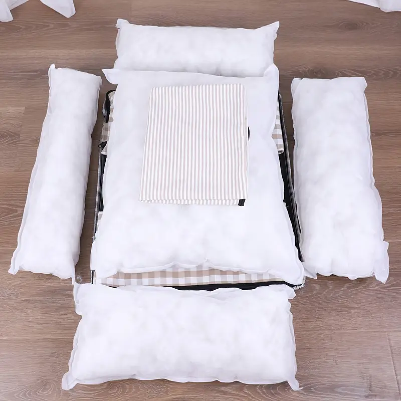 cozy checkered pet bed for dogs cats removable washable polyester nest indoor comforter style bedding with vacuum packaging for plush cushion durable construction home pets Product details 1