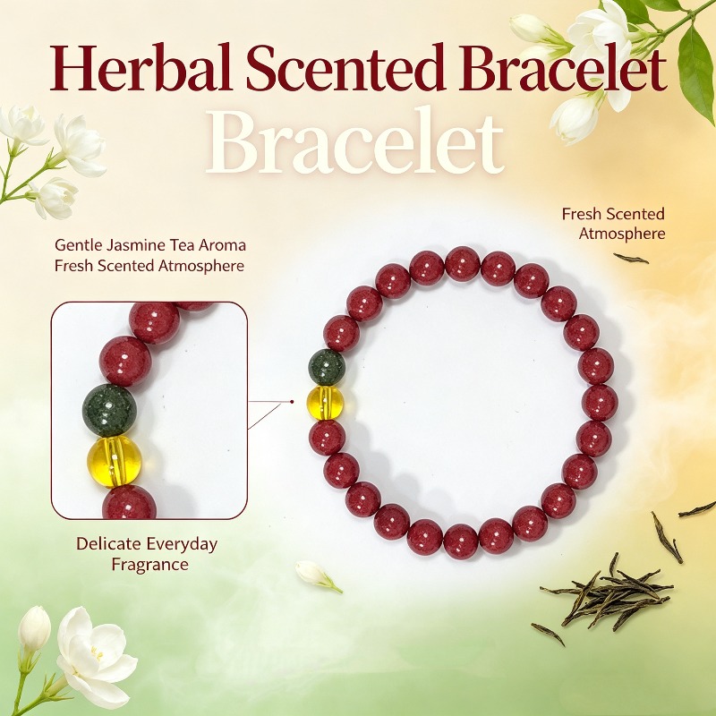 Mithra Lady Jasmine Tea Scented Perfume Bead Bracelet