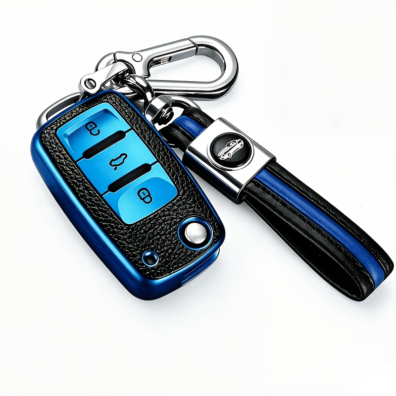 TEMU For Vw Car Key Cover Case / For Tiguan B5 B6 B7 Golf / For Scirocco Jetta Mk6 Octavia
