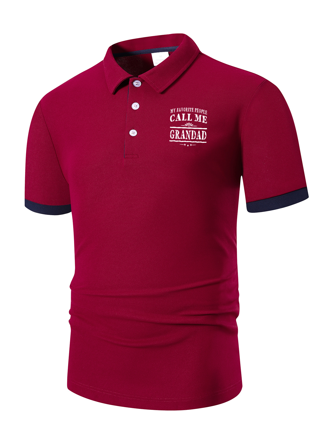 grandad collar golf shirts