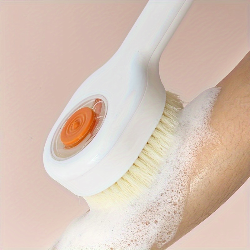 back scrubber bath brush with soft bristles ergonomic long handle   battery free exfoliating brush for gentle body cleansing men women   shower tool back scrubber for shower longhandled scrubber durable scrubber Product details 8