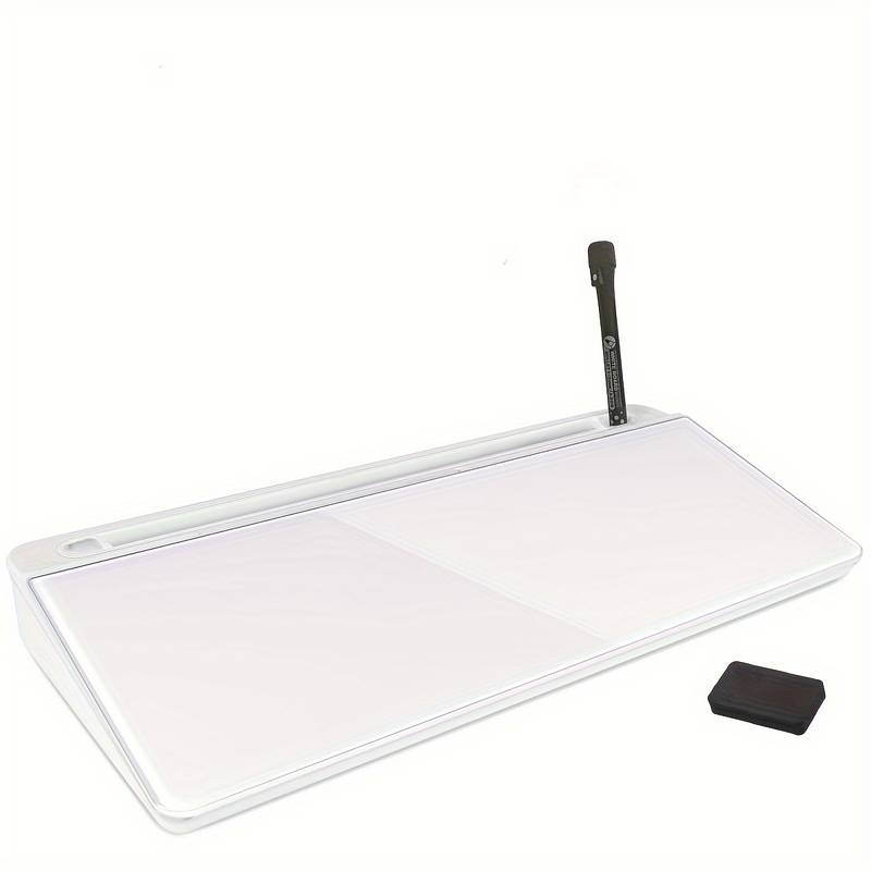 Image of Desk Whiteboard White Board With Storage, Multifunctional Desktop Dry Erase White Do List Memo Keyboard Stand Desk Organizers For Home Office And School Supplies|small Desk|dry Erase Board