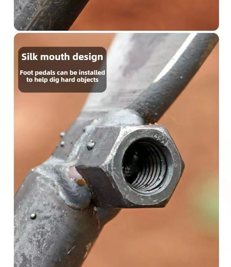 1pc heavy duty   steel gardening shovel multi purpose outdoor seedling digging tool no electricity required for vegetable planting and transplanting Product details 8