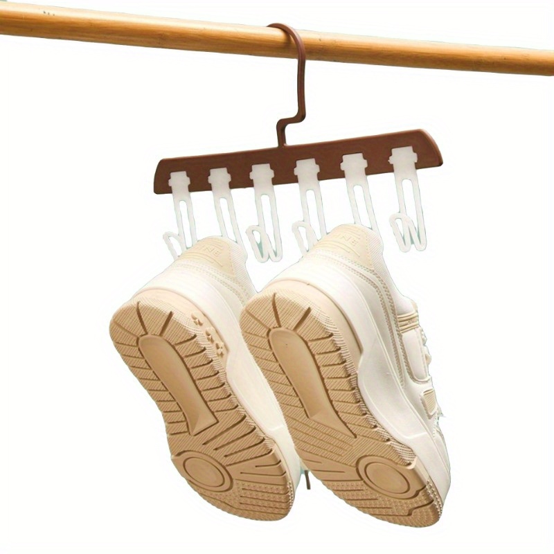 windproof detachable multi hook laundry rack for socks underwear durable plastic freestanding hanger with multiple hooks space saving design for balcony or closet organization clothes organizer storage balcony storage   sturdy construction drying racks Product details 5