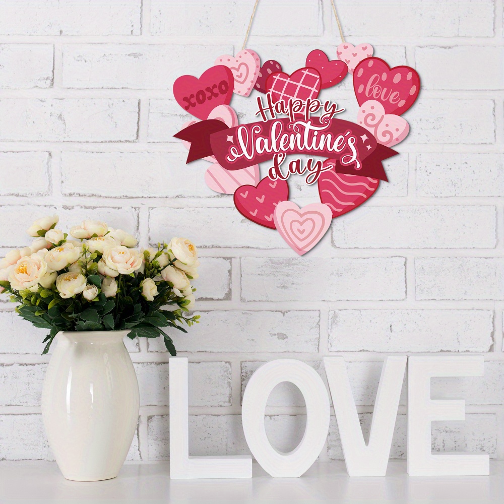 

1pc Decor -shaped 's Day Hanging - Decor For , , - No Or Battery Needed, Featherless, For 's Day