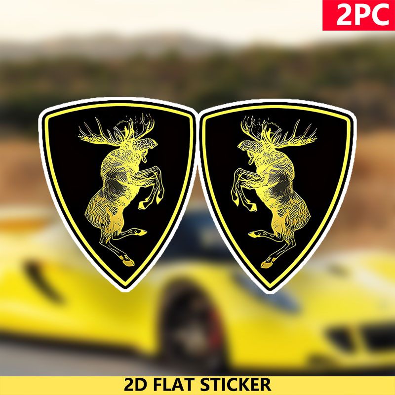 TEMU Set med 2 vinylklistermärken för datorer och laptops - Självhäftande dekaler för fordon, laptops, fönster och stötfångare, vattentäta och