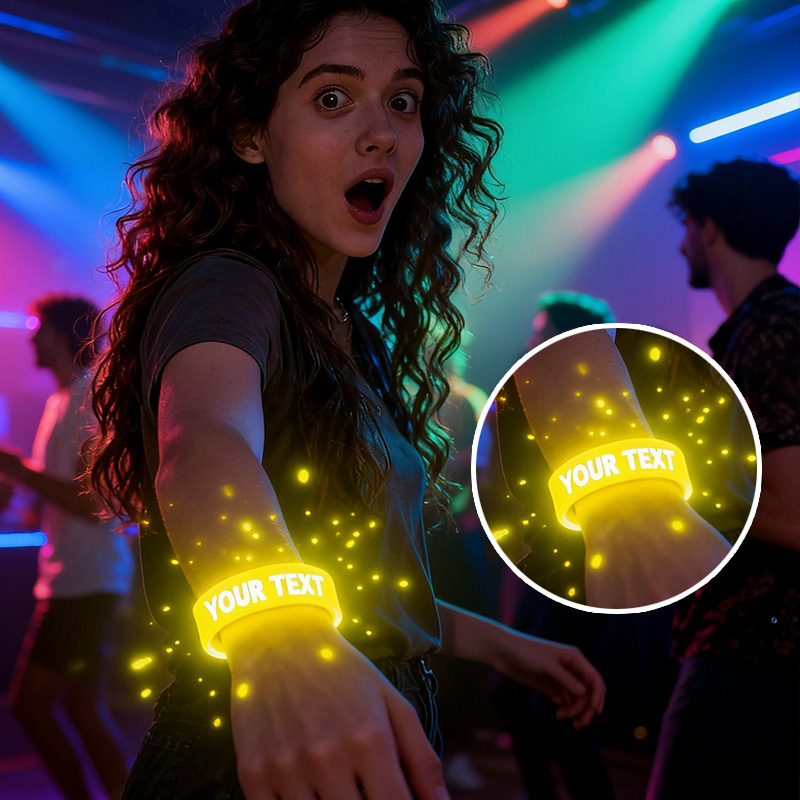 92pcs Glow-in-the-Dark Silicone Bracelets for Comfortable Wear