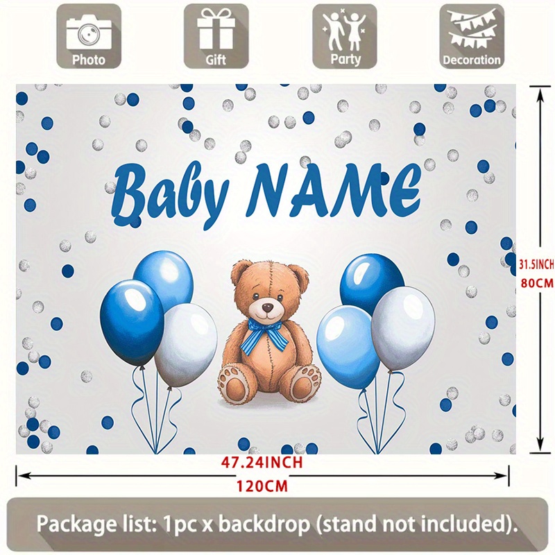 TEMU 1pc Persoonlijke Beer Achtergrond, Beer Banner, Beer Douche Achtergrond, Het Is Een Beer, Beer Achtergrond Voor Douche, We Kunnen Niet Wachten