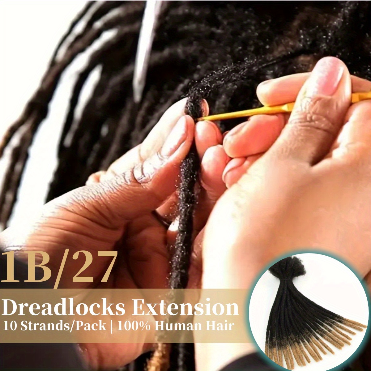 TEMU Extension Dreadlock in Capelli per - Progettate per un Naturale e da Inestricabilit�, Questi Dreadlock a si Integrono Perfettamente. Ideali per