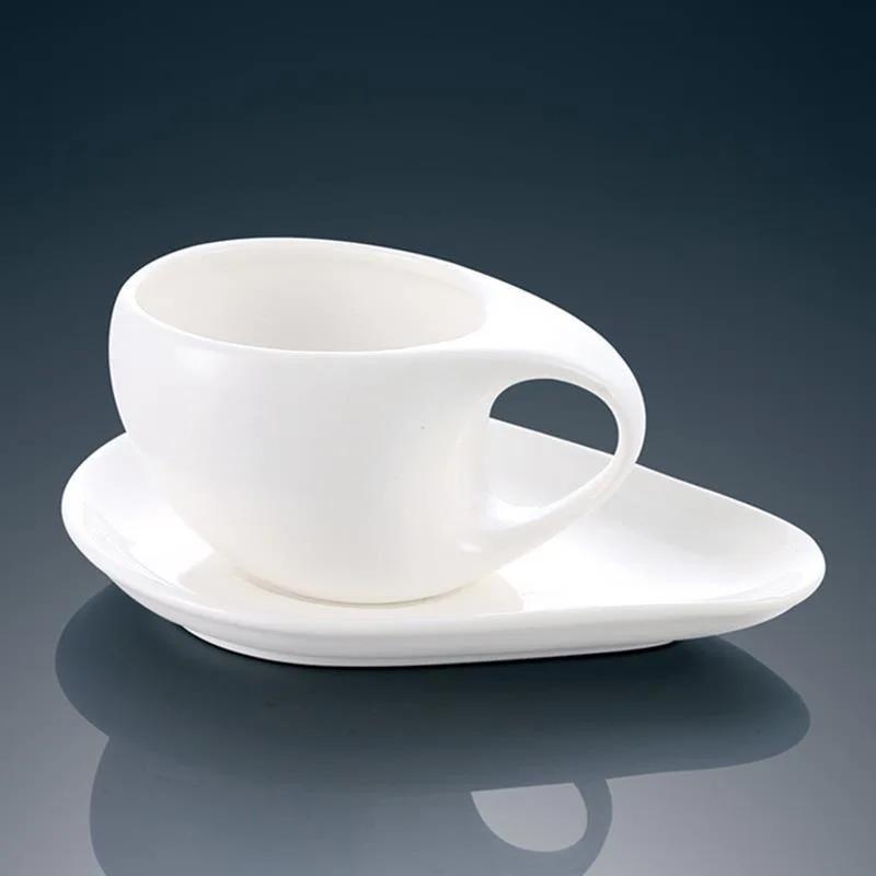 200Ml European Crooked-Style Ceramic Coffee Cup Set Creative Afternoon Tea Cup Milk Mug Water Mug Tea Cup