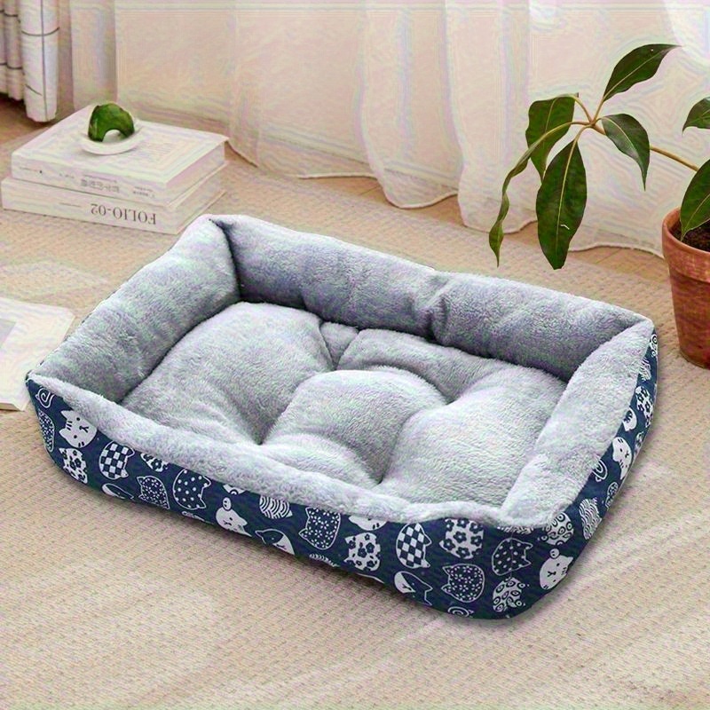 3 sizes   plush dog bed with removable washable cover   for     durable polyester indoor pet bed for small to medium dogs cats pet bed for dogs   furniture soft texture cover Product details 8