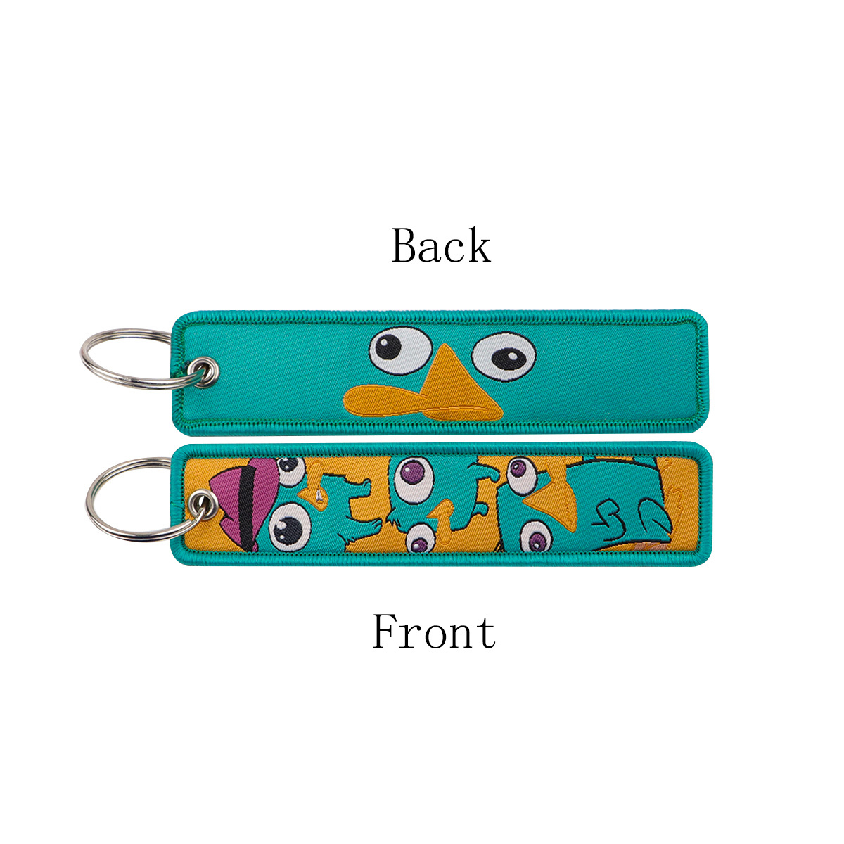 TEMU Embroidered Keychain For Motorcycles And Cars, Perfect As A Gift For , As A Single Piece