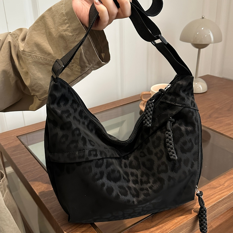 Leopard Print Crossbody Bag For Women, Stylish And Versatile, Perfect For Daily And School Use