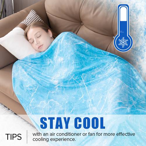 cooling blankets for hot sleepers summer blanket thin lightweight breathable soft double side blanket for bed couch sofa for