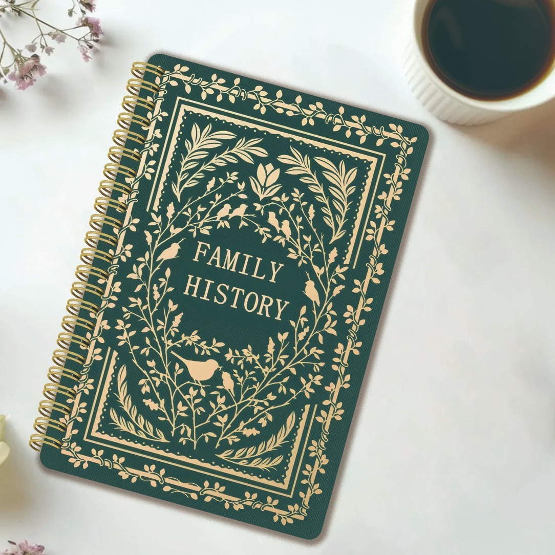 TEMU A Notebook To History - Featuring A Family Tree Diagram, A5 Dimensions, Documenting The Family's , Heirlooms, Birthday And Christmas Gifts Down,