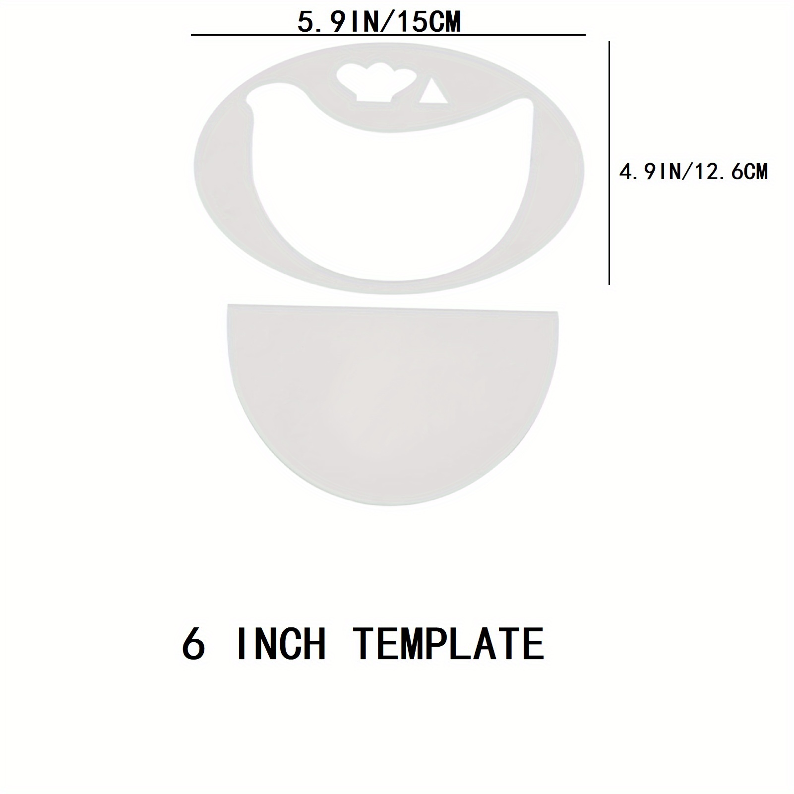 TEMU 1 Set Of Acrylic Template For Sewing Template, Designed With Chicken, Is Very Suitable For Making Handmade Gloves And Mixed Template, Which Is
