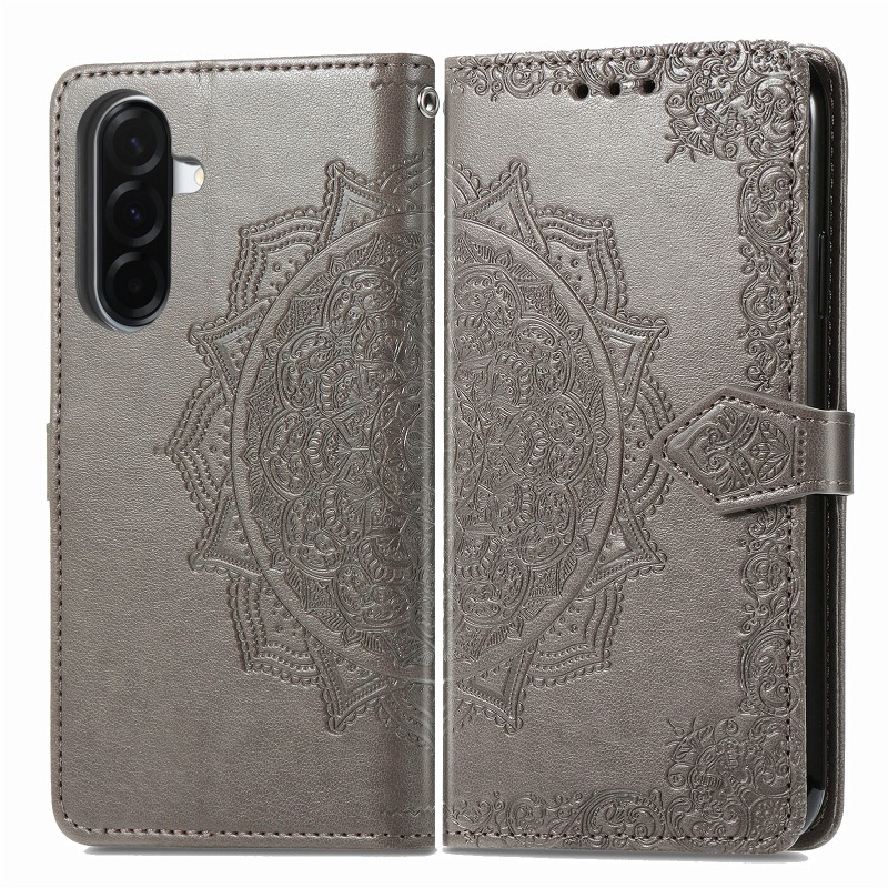 TEMU Phone Case - Fashion Mandala Flip Cover Phone Case For Galaxy A15 A16 A36 A37 A55 A56 A57 A70 A71 Anti-fall Protective Cover