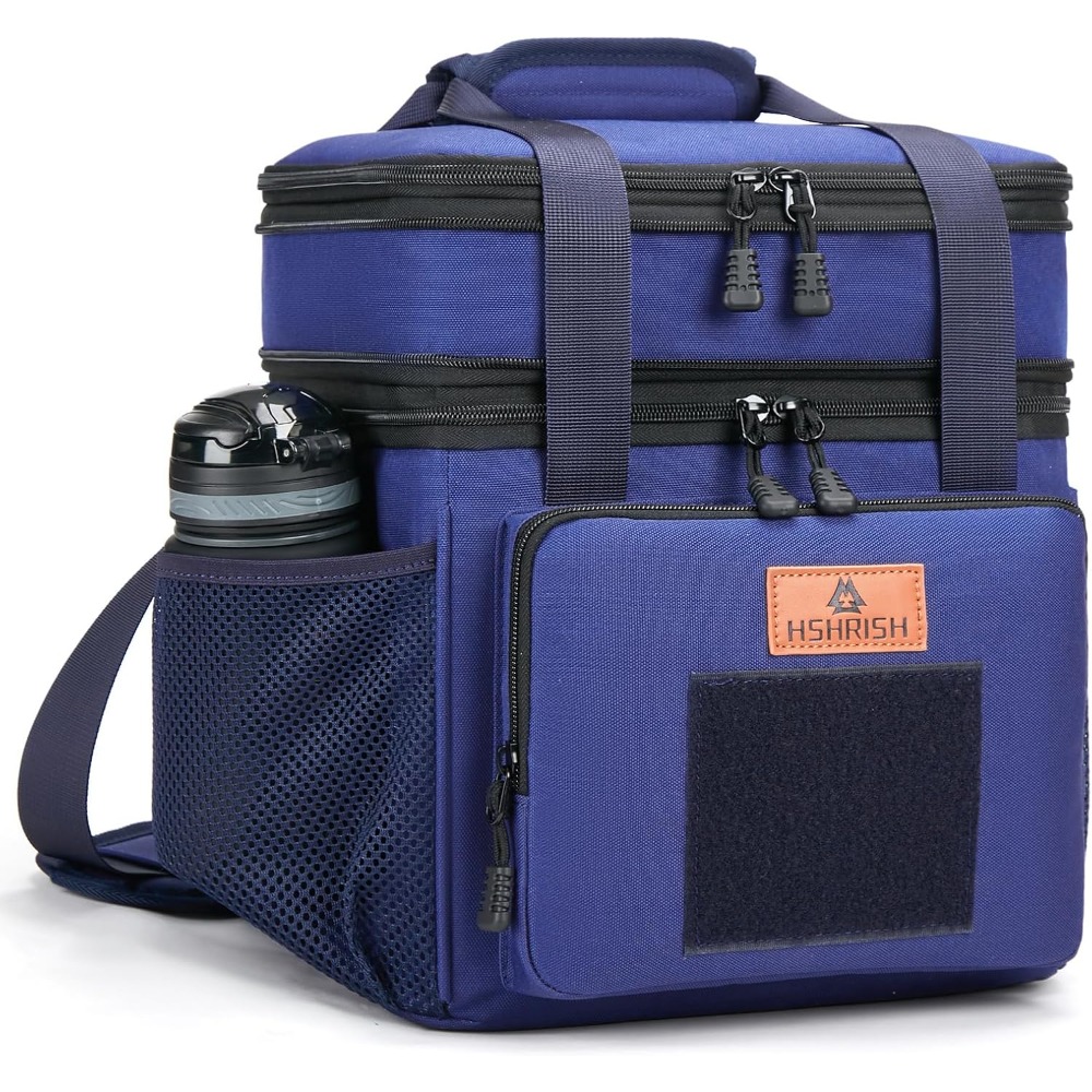 TEMU Expandable Xlarge Tactical Lunch Box For Adults, Leakproof Insulated Lunch Bag With Lots Of Storage Space, Durable Cooler Bag For Men Women Work