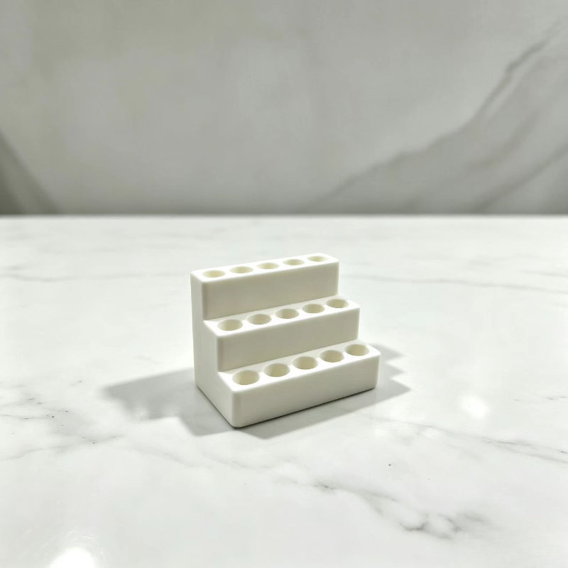 TEMU 3d Printed Perfume Sample Display Stand With Multi-hole Design, Desktop Test Tube Perfume Dispenser Bottle Storage Rack, 15-hole Perfume Sample