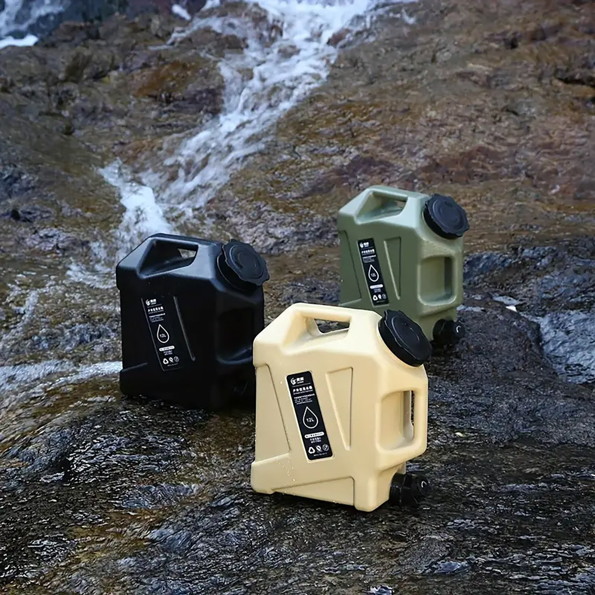 Durable Lightweight Water Storage Tank with Faucet - Perfect for Camping, Hiking, Rafting & Outdoor Adventures