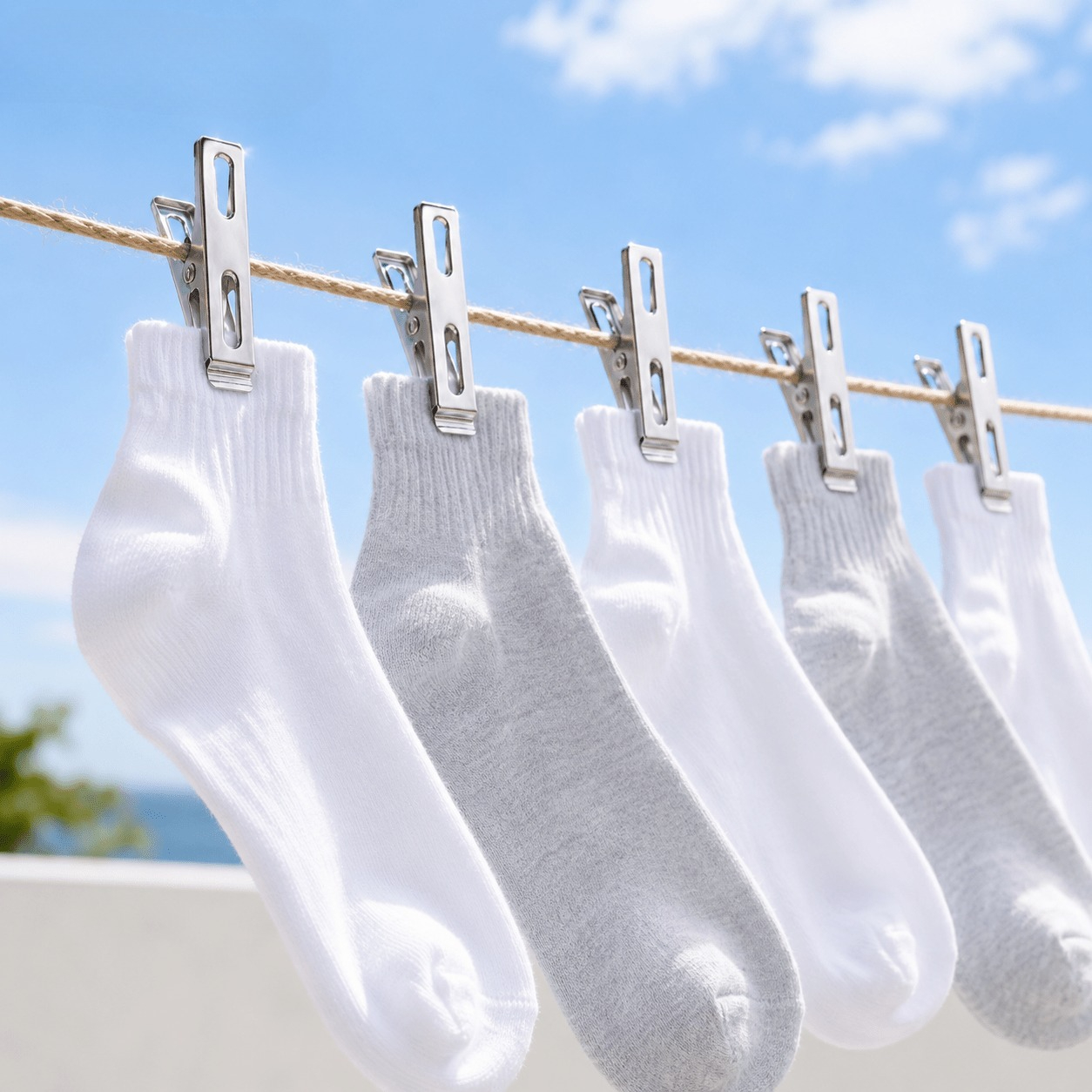 TEMU 40pcs Heavy Duty Stainless Steel Clothespins, Non-slip Rustproof Laundry Clips For Indoor & Outdoor Drying, Strong Metal Pegs For Garden, Craft,