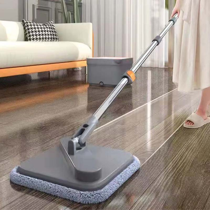 1pc quick dry flat mop set with dirt   technology hand washable wet and dry dual purpose ideal for living room bedroom kitchen cleaning details 0