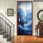 1 par ( ) calcomanías oceánicas - autoadhesivas, aplicación sin herramientas necesarias, para sala, dormitorio, , - decoración ventana de !, pegatinas , adornos para dormitorios, diseño , vinilo , estilo contemporáneo, decoraciones diy, 2d