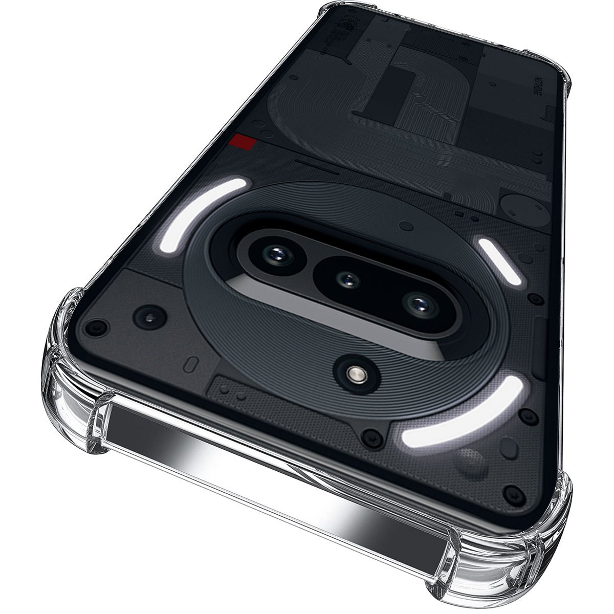 TEMU Phone Case: Case For Nothing Phone 3a/3a Pro High-grade Reinforced Bumper Back Cover Transparent