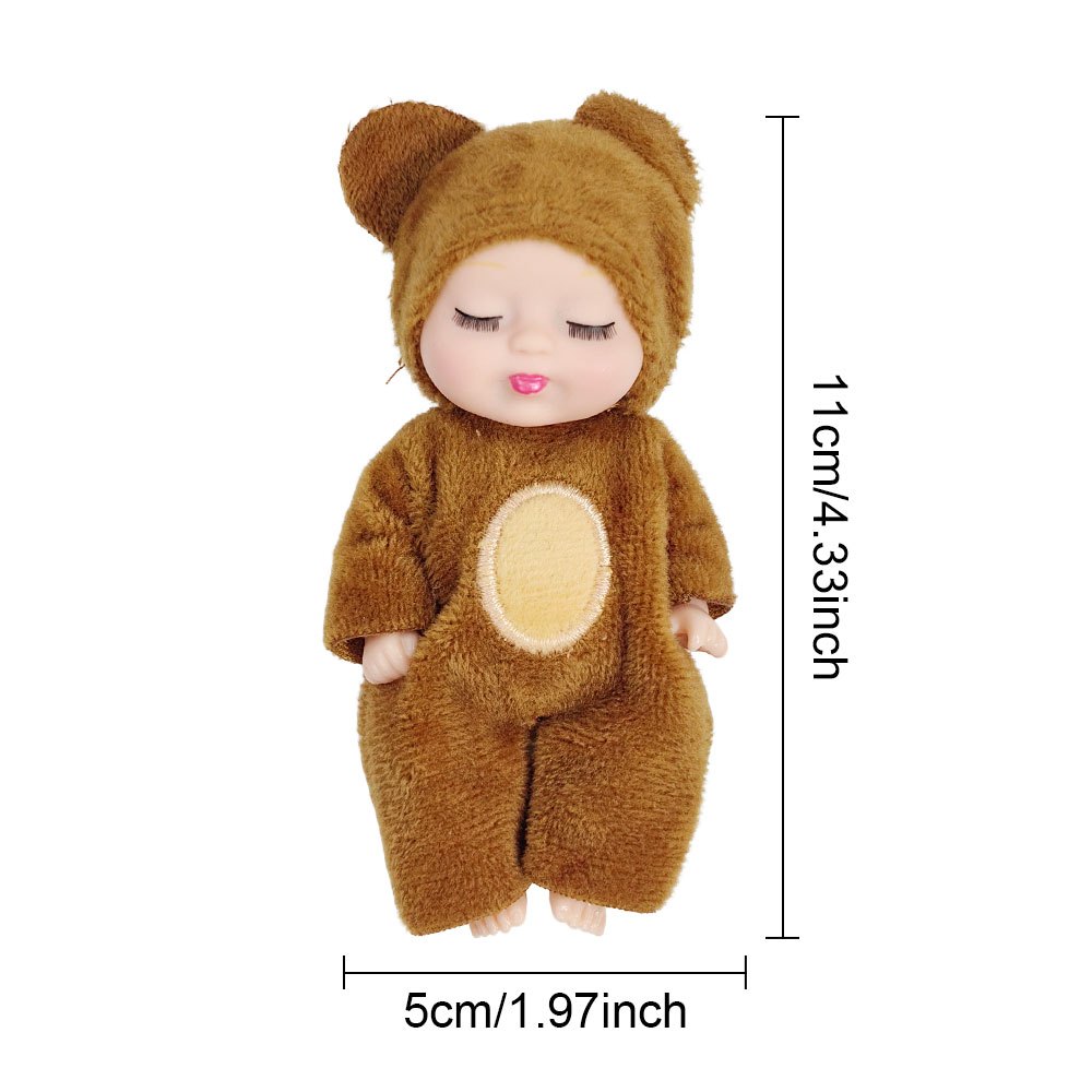 Mini Sleeping Doll Toy Set with 6 Styles