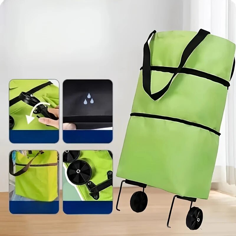 sac de voyage tactique à roulettes - sac extérieur pliable haute qualité pour  , la pêche et les courses - tote portable durable avec plusieurs compartiments, couleurs mixtes, accessoire mode, design robuste, tissu  , équipement de pêche détails 2