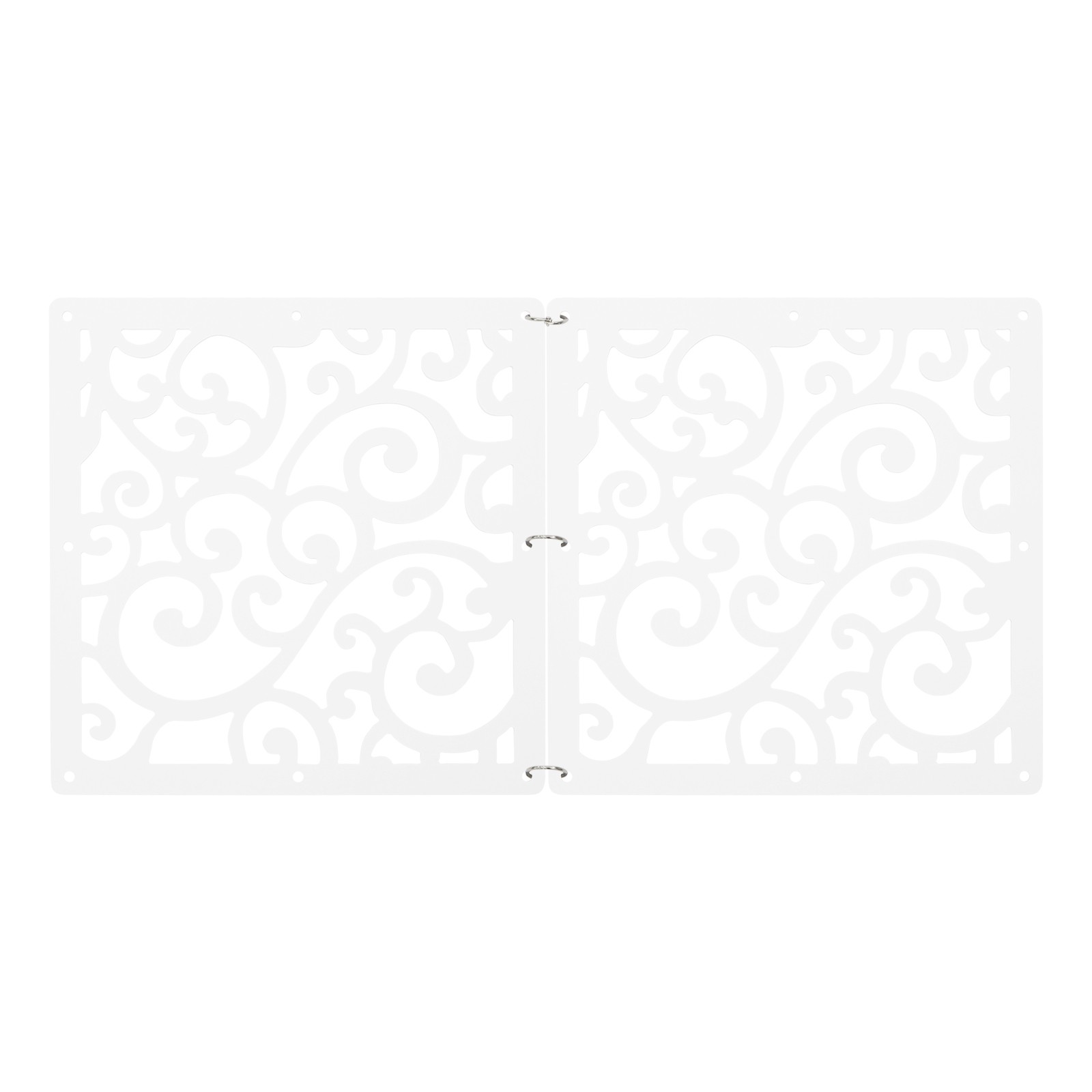 TEMU Ensemble de 12 écrans suspendus pour la séparation de pièces, écrans de séparation de murale mesurant 29X29X0.5 cm