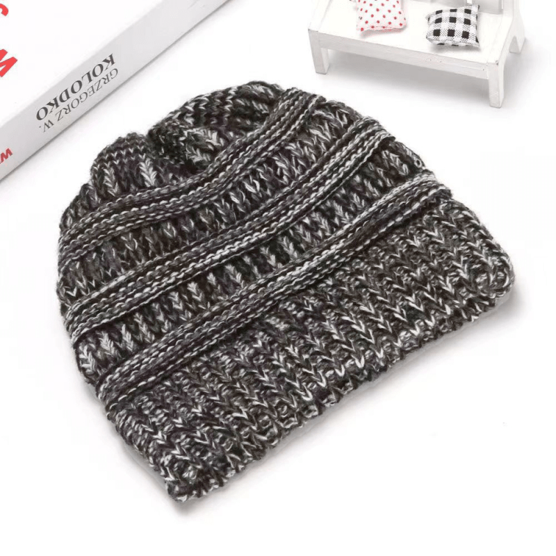 Unisex Solid Color Y2K Style Beanie Hat