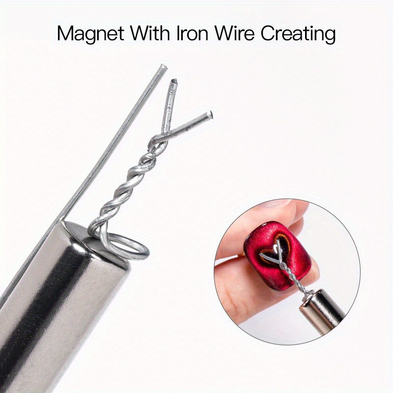 

3d Magnetic Nail - Multi-functional Iron Tool For Uv Gel , Foot & Hand Care Accessory