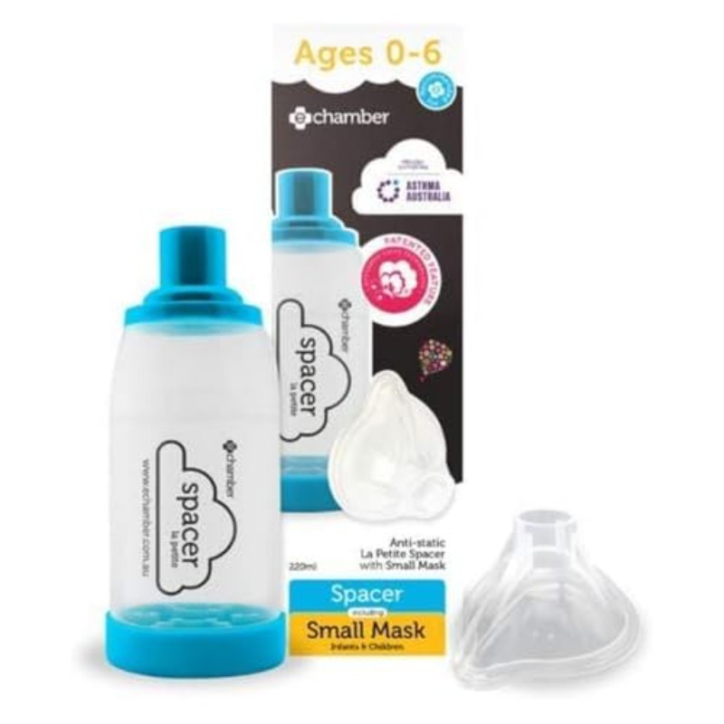 La Petite Asthma Spacer with Small Mask