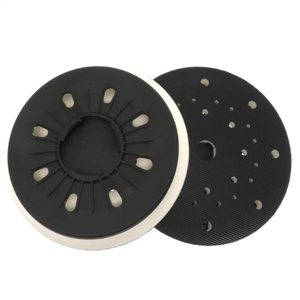     ro 150 feq plus compatible 6 dust free polisher sander sanding pad 33 hole design with sandpaper discs durable plastic centering ring mounting holes for angle grinders polisher accessory   dust extraction flexible material  