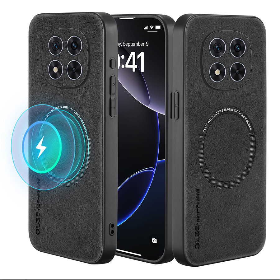TEMU Coque de téléphone - Coque de téléphone de luxe en cuir artificiel pour Xiaomi Redmi Note15/Note15Pro+/Note15Pro/15/15C/K90/K90Promax. modèles