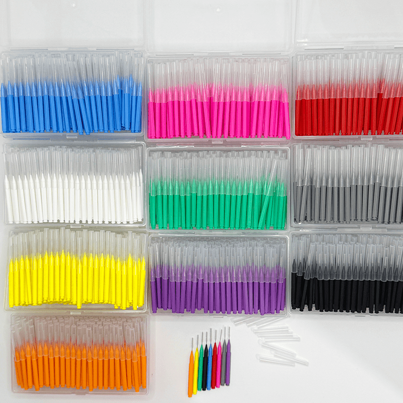 interdental brushes 140pcs box health care tooth escova interdental cleaners orthodontic dental teeth brush oral hygiene tool interdental brushes for teeth teeth cleaning tools dental cleaning tools tooth floss picks interdental brushes
